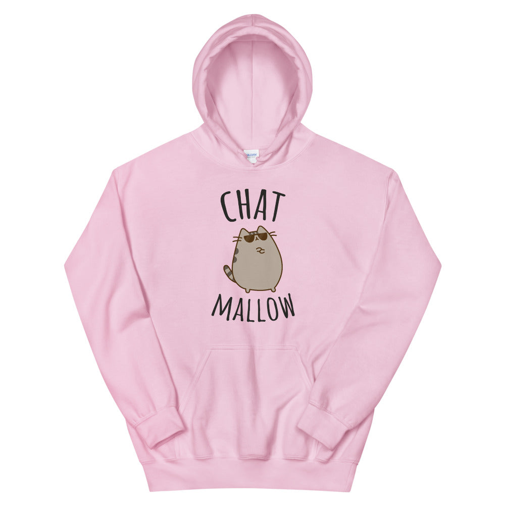 Sweat à capuche chat mallow