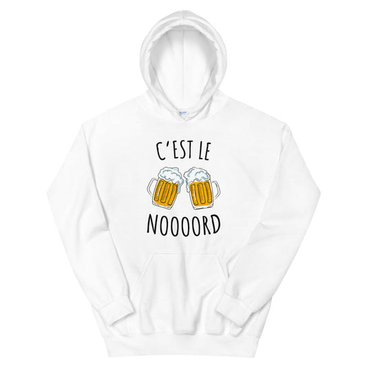 Sweat à capuche chti, c'est le noord