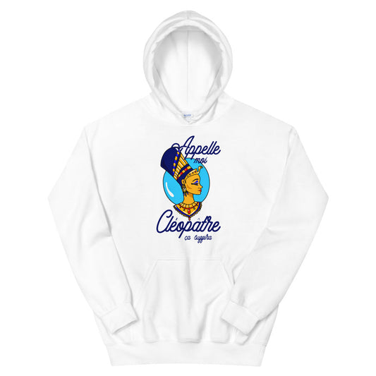 Sweat à capuche Cléopâtre "Appelle-moi Cléopâtre"