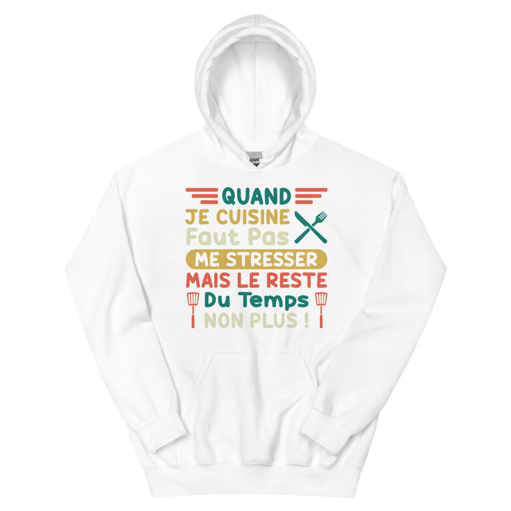 Sweat à capuche cuisine chef cuisinier