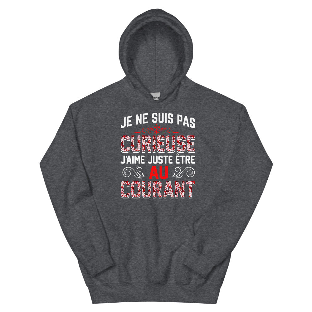 Sweat à capuche curieuse | vadormirva.com