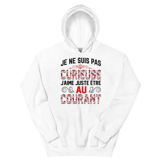 Sweat à capuche curieuse | vadormirva.com