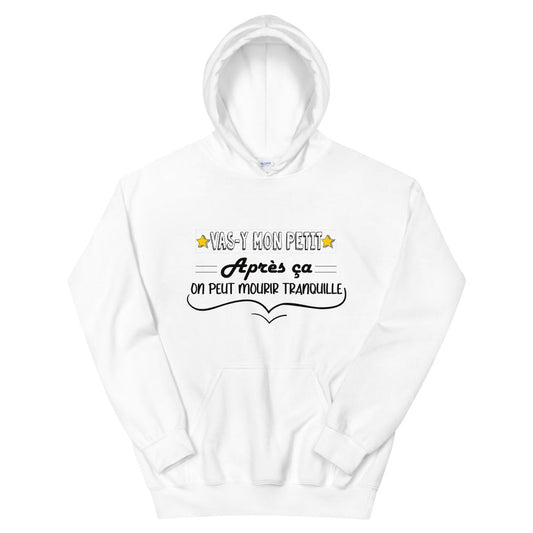 Sweat à capuche foot Vas-y mon petit