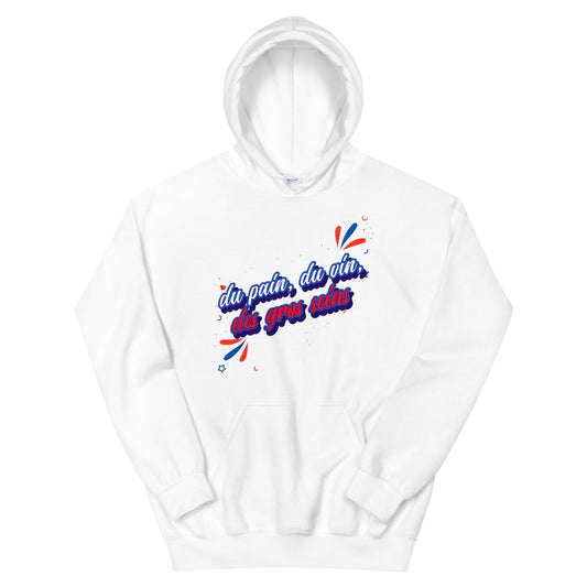 Sweat à capuche français humour