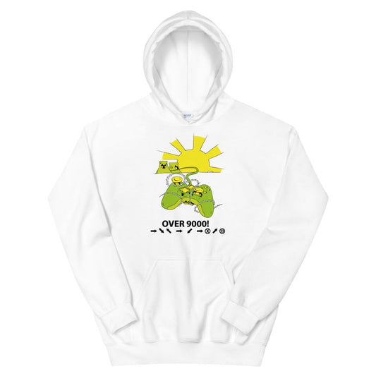 Sweat à capuche "Geek Over 9000"