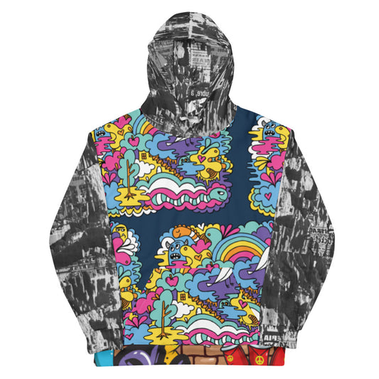 Sweat à Capuche imprimé Graffiti Unisexe | vadormirva.com