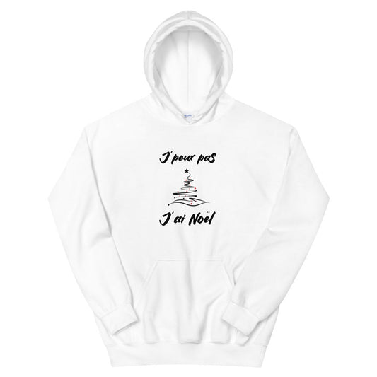 Sweat à capuche "Je peux pas, j’ai Noël"