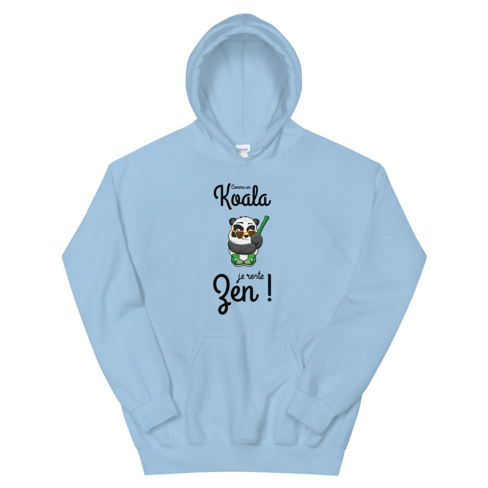 Sweat à capuche Koala "comme un Koala je reste zen !"