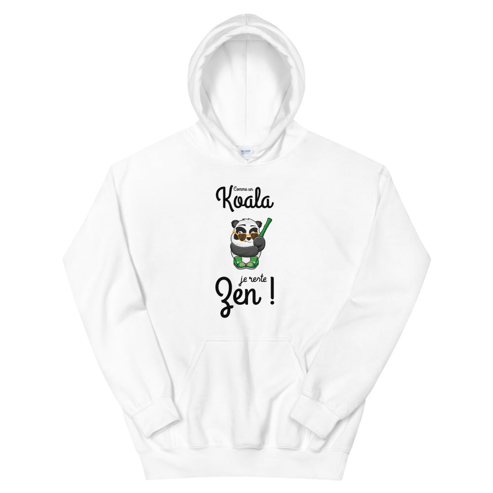 Sweat à capuche Koala "comme un Koala je reste zen !"