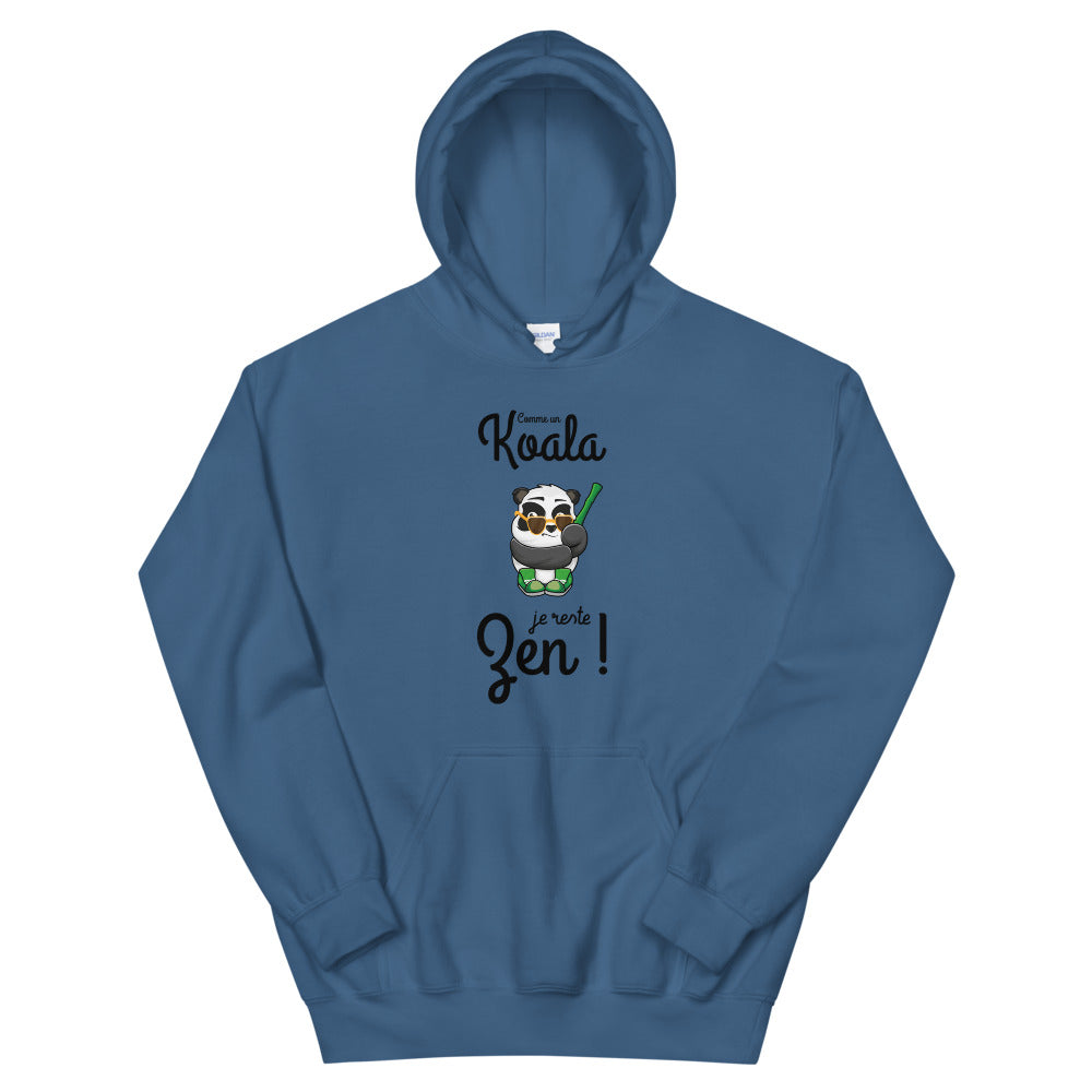 Sweat à capuche Koala "comme un Koala je reste zen !"