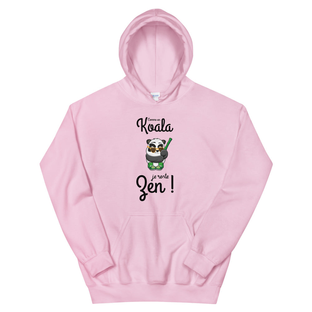Sweat à capuche Koala "comme un Koala je reste zen !"