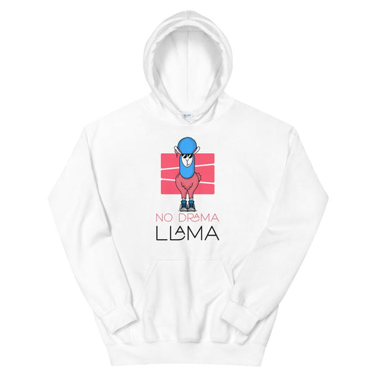 Sweat à capuche lama humour