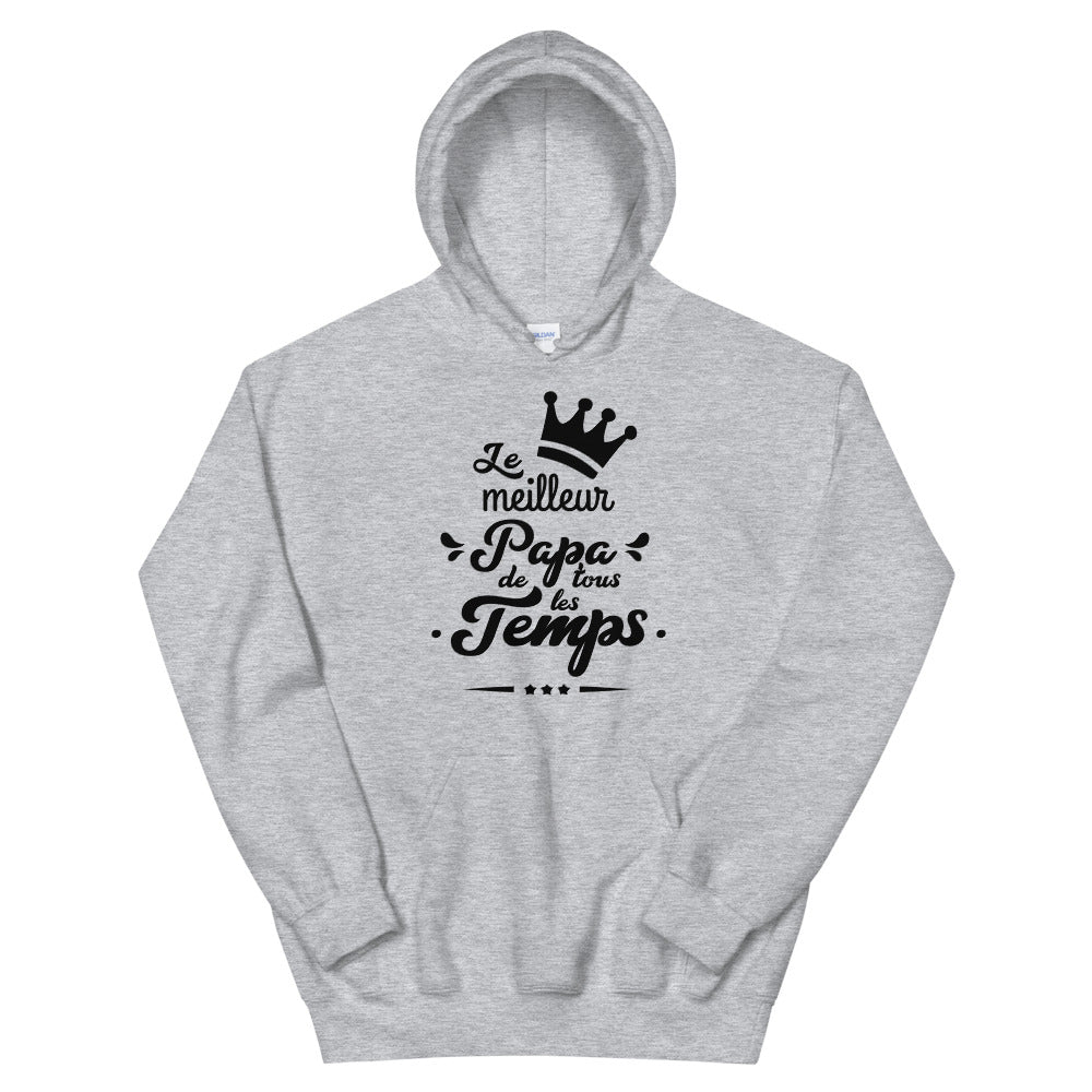 Sweat à capuche "Le meuilleur Papa de tous les temps"