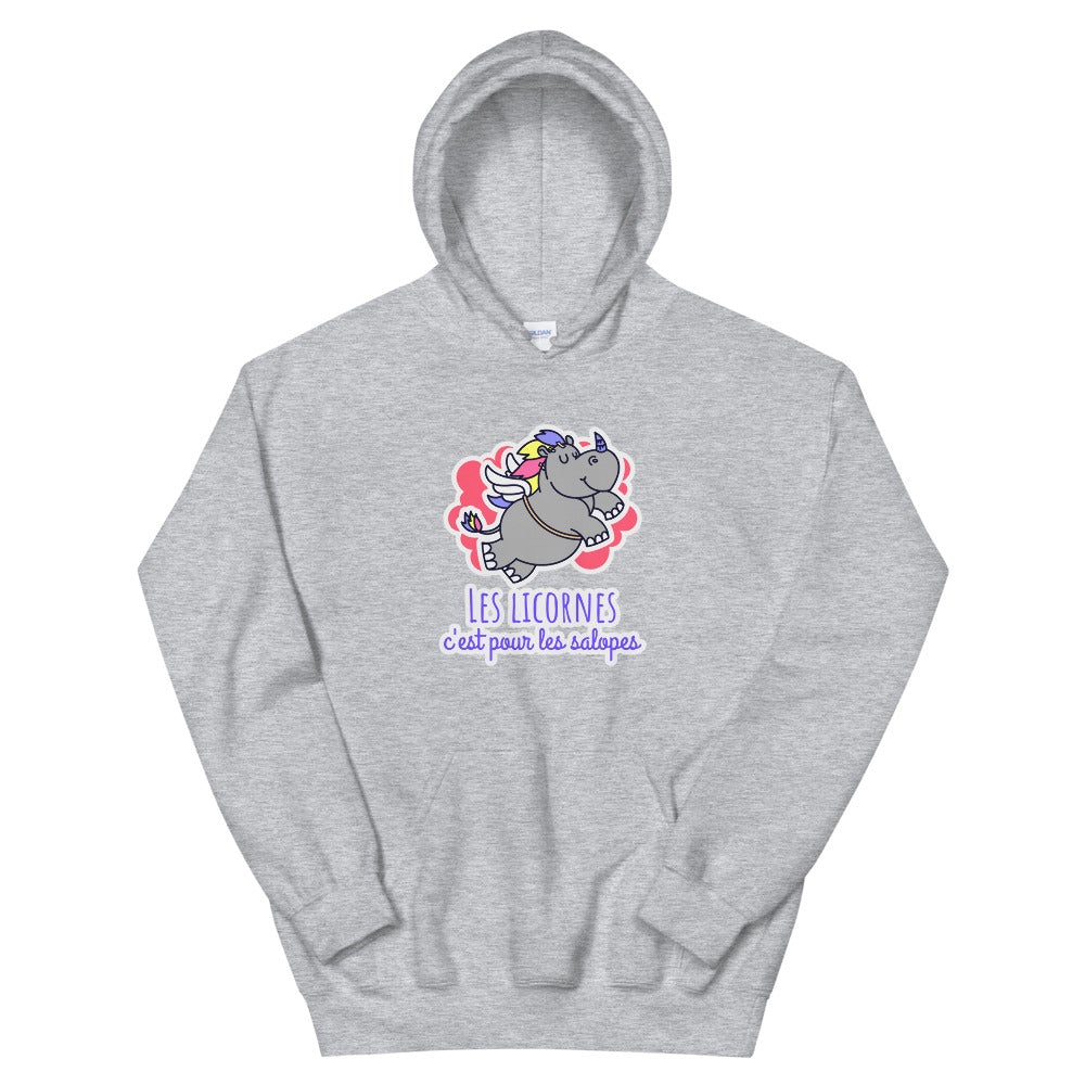 Sweat à capuche licorne adulte | vadormirva.com