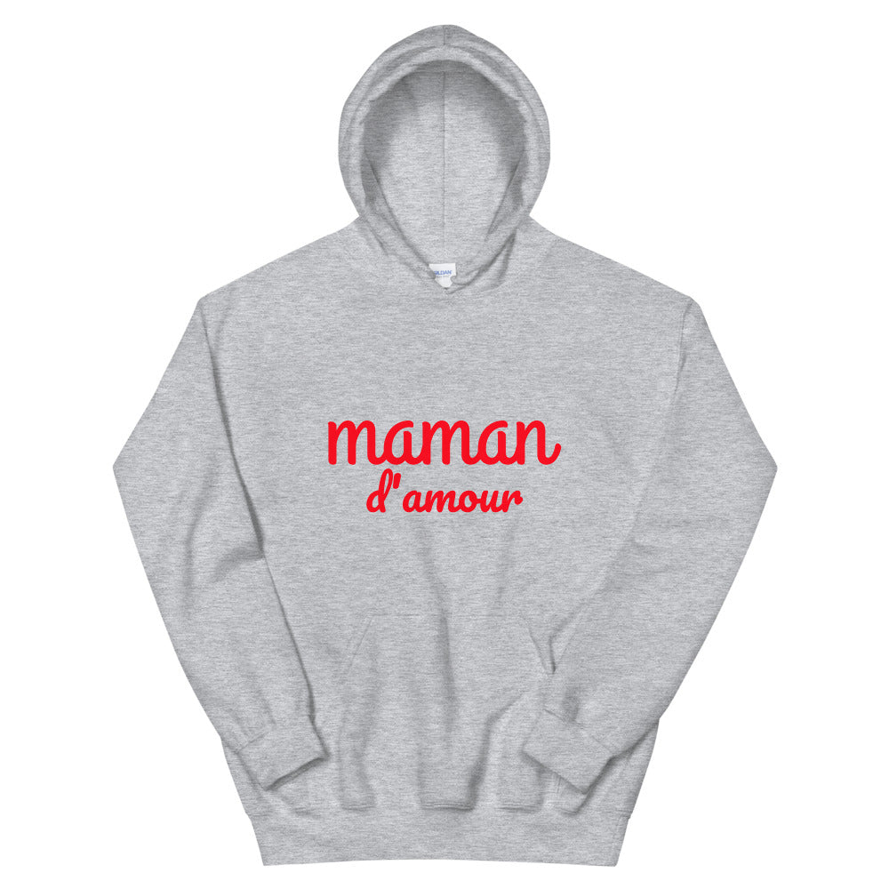 Sweat à capuche maman d'amour