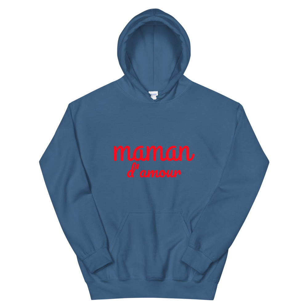 Sweat à capuche maman d'amour
