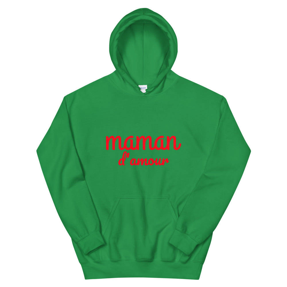 Sweat à capuche maman d'amour