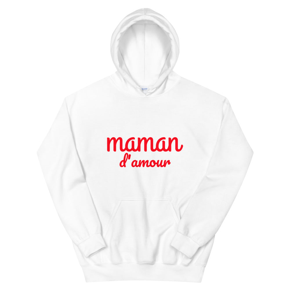 Sweat à capuche maman d'amour