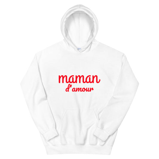 Sweat à capuche maman d'amour