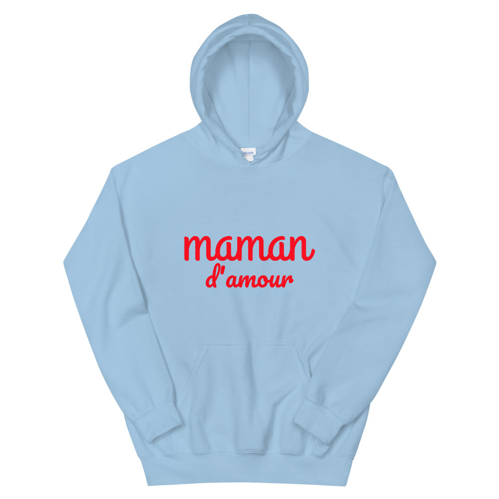 Sweat à capuche maman d'amour