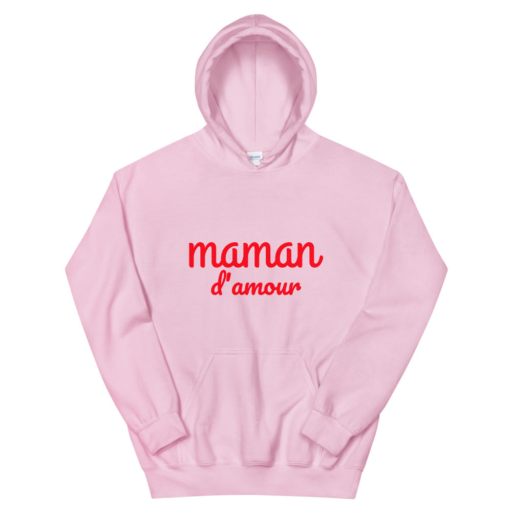 Sweat à capuche maman d'amour