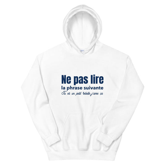 Sweat à capuche petit rebelle