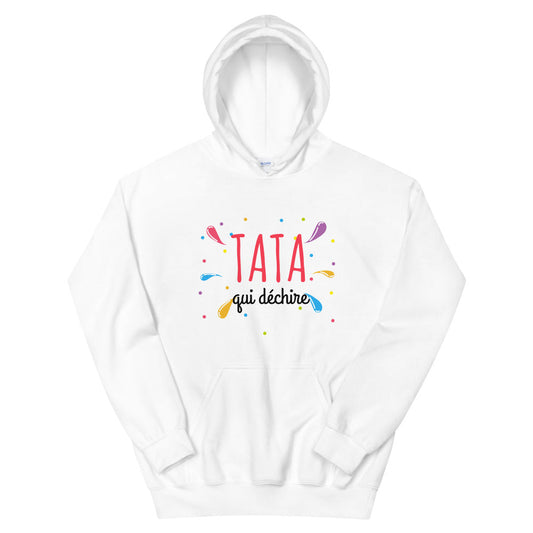Sweat à capuche Tata qui déchire