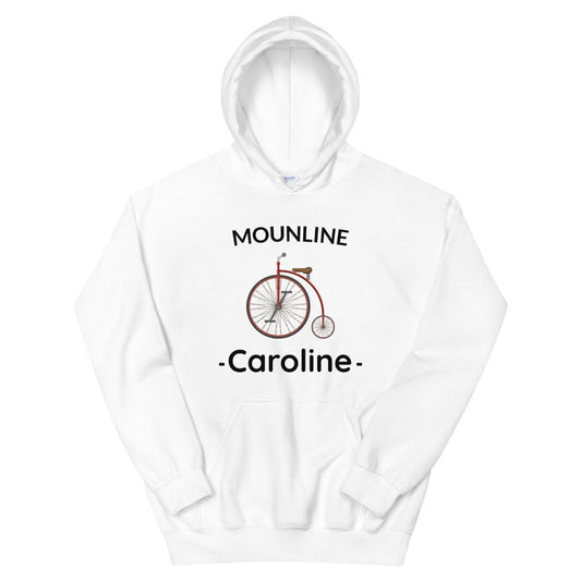 Sweat à capuche vélo club Mouline Caroline