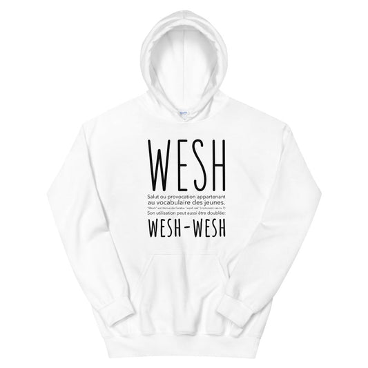 Sweat à capuche Wesh Wesh