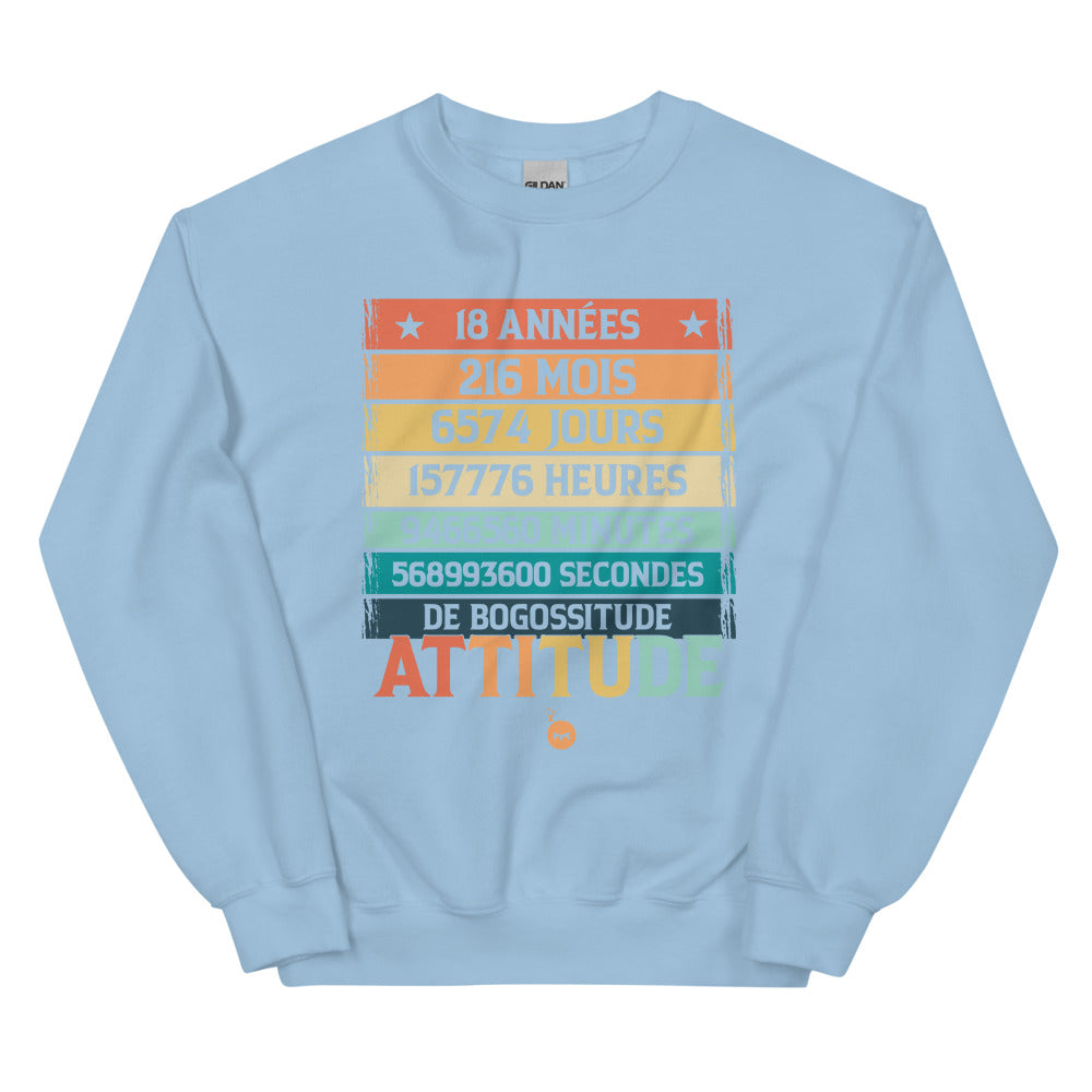 Sweat Anniversaire 18 Ans Citation Drôle Anniversaire