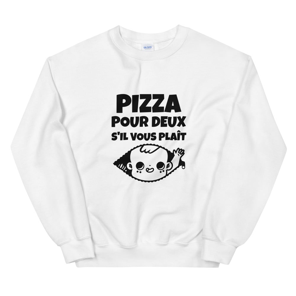 Sweat annonce grossesse Unisexe à Col Rond