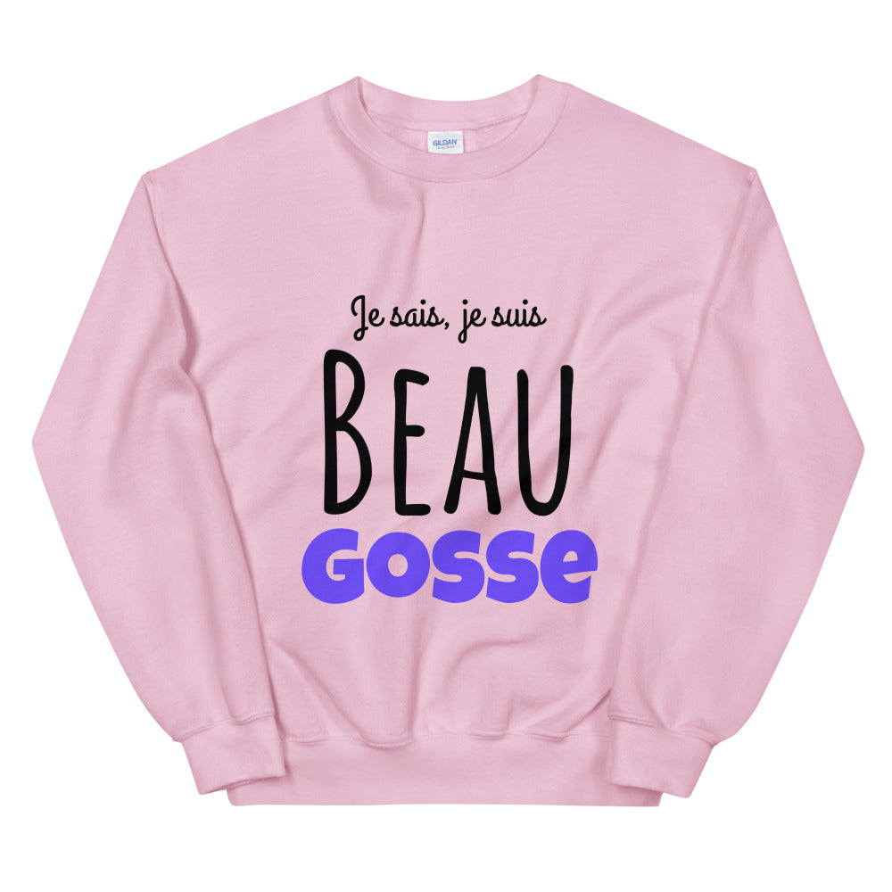 Sweat beau gosse Unisexe à Col Rond