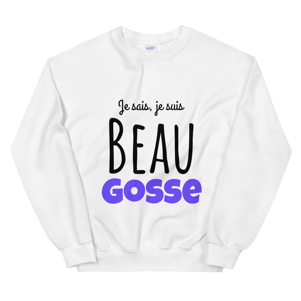 Sweat beau gosse Unisexe à Col Rond