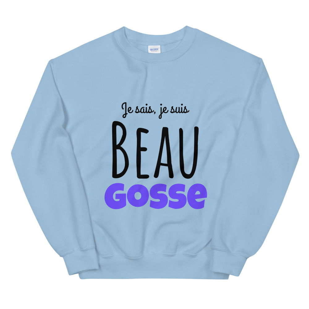 Sweat beau gosse Unisexe à Col Rond