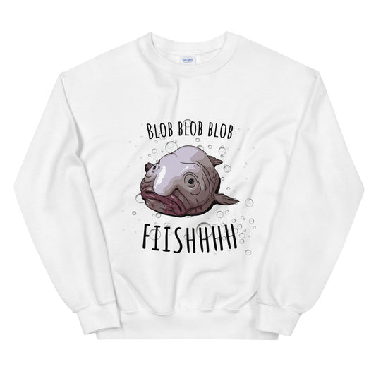 Sweat blobfish Unisexe à Col Rond