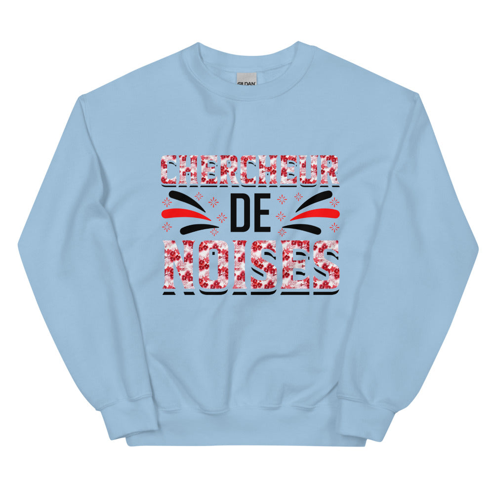 Sweat chercheur de noises Unisexe à Col Rond | 