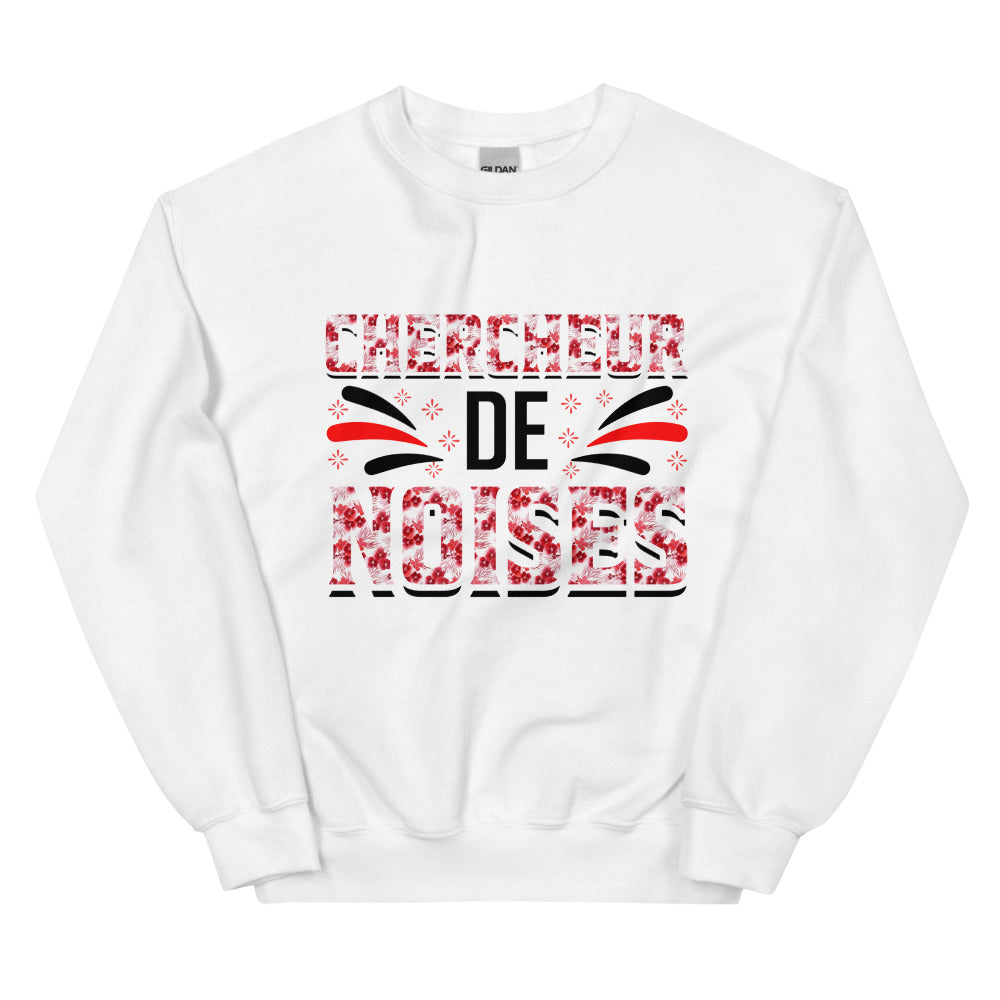 Sweat chercheur de noises Unisexe à Col Rond | 