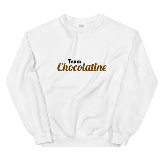 Sweat Chocolatine Unisexe à Col Rond