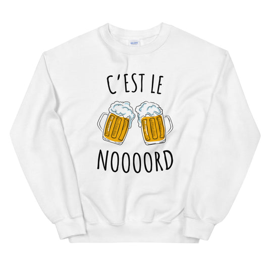 Sweat chti, c'est le noord Unisexe à Col Rond