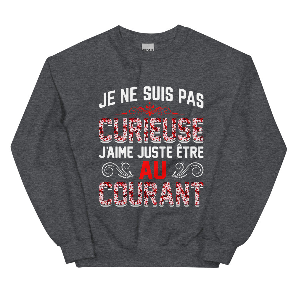 Sweat curieuse cadeau | vadormirva.com