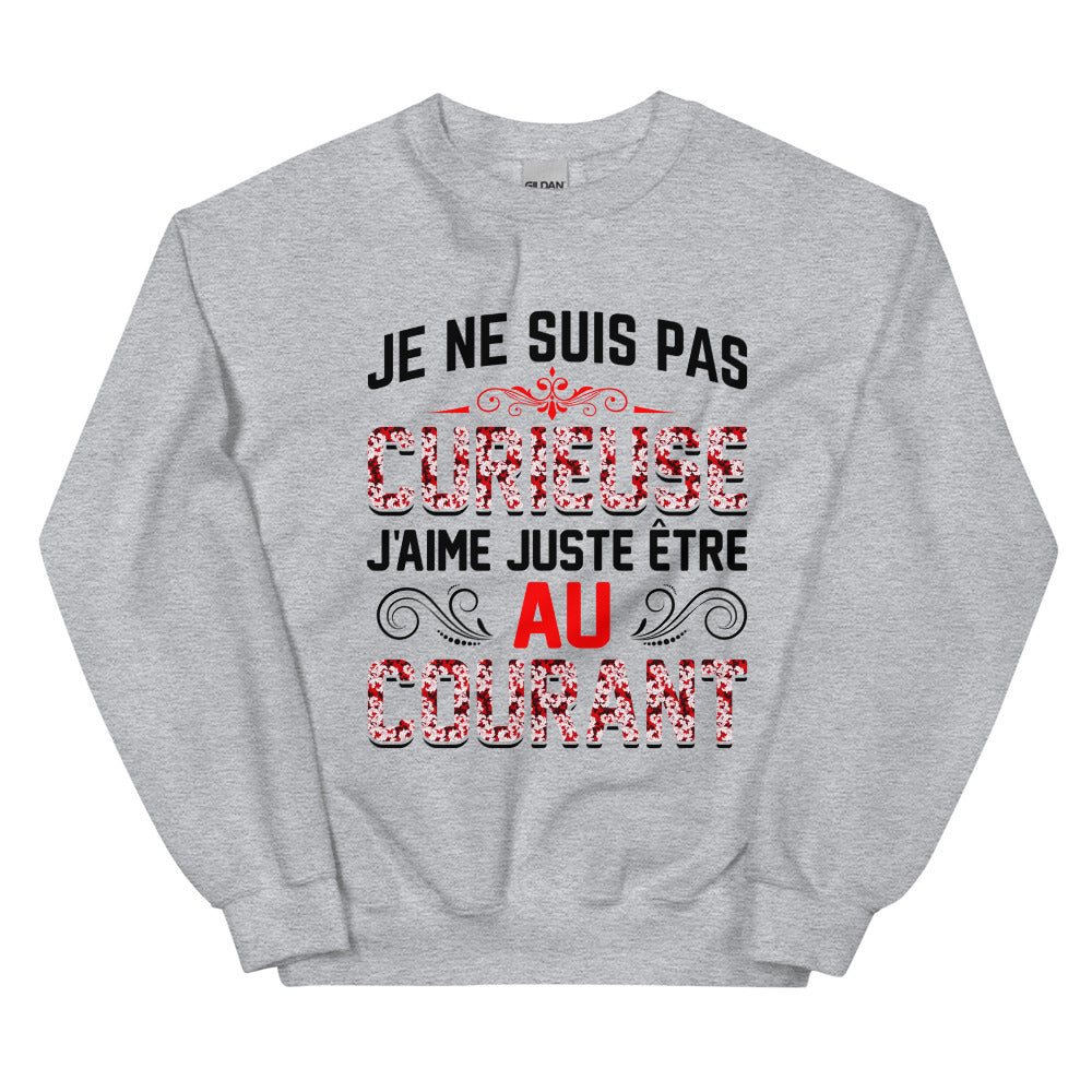 Sweat curieuse cadeau | vadormirva.com