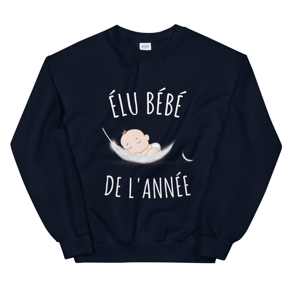 Sweat Élu bébé de l'année Unisexe à Col Rond