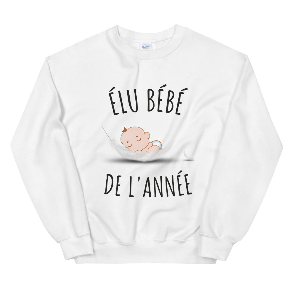 Sweat Élu bébé de l'année Unisexe à Col Rond