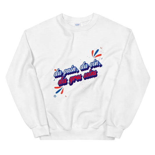 Sweat français humour Unisexe à Col Rond