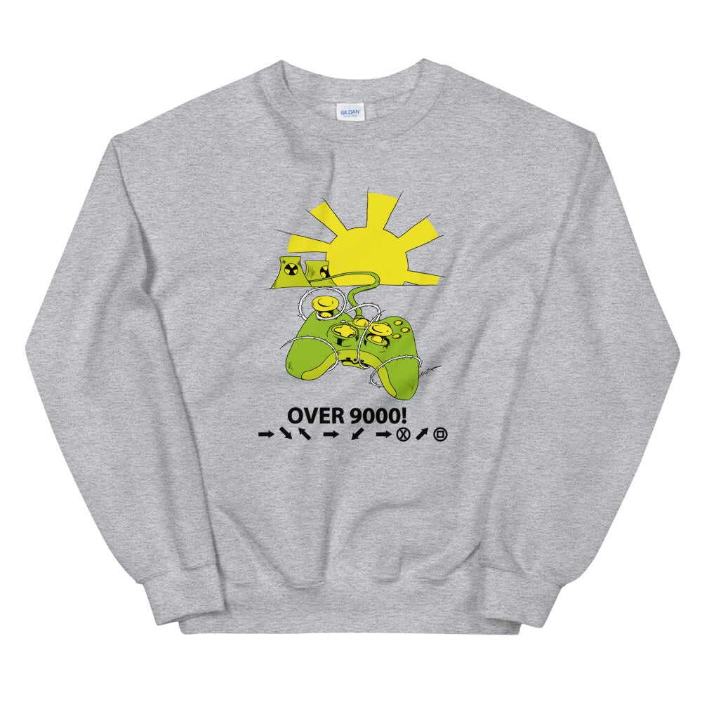 Sweat "Geek Over 9000" Unisexe à Col Rond