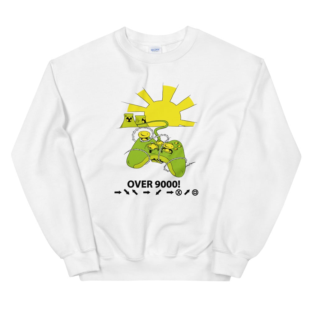 Sweat "Geek Over 9000" Unisexe à Col Rond