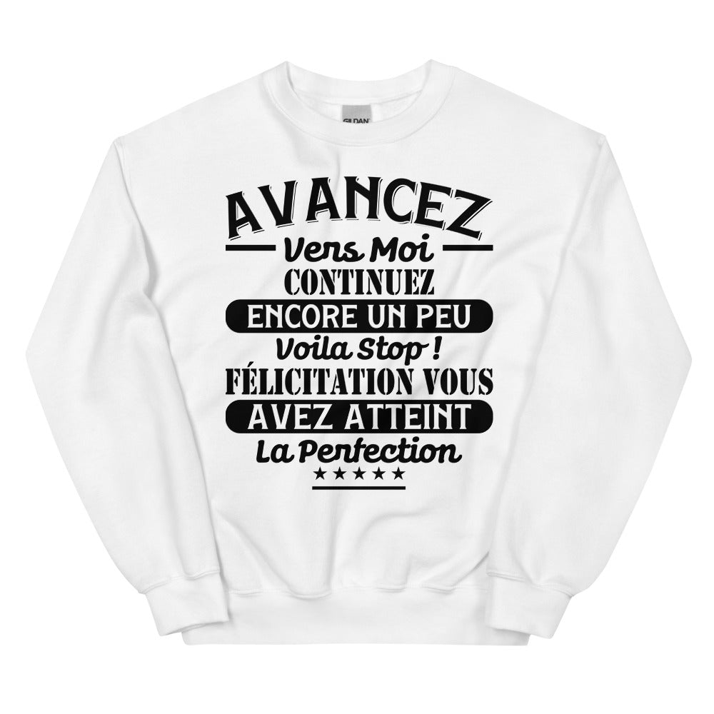 Sweat humour avancez vers moi Unisexe à Col Rond