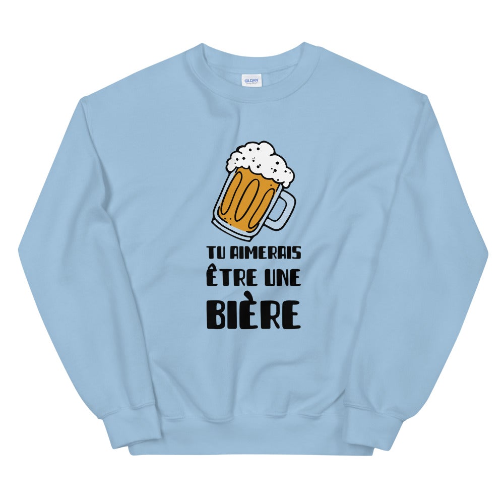 Sweat j'aime la biere Unisexe à Col Rond