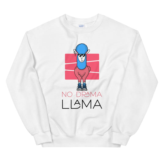 Sweat lama humour Unisexe à Col Rond