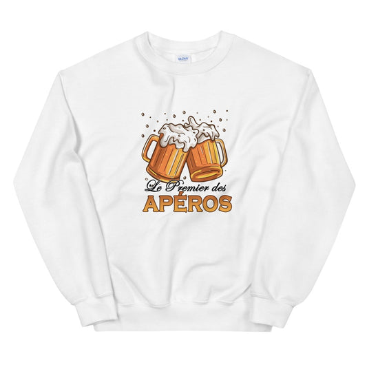 Sweat "Le Premier à l’apéro" Unisexe à Col Rond